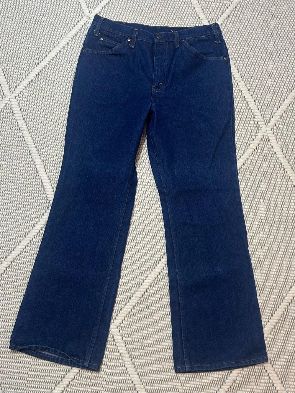 Vintage plain pockets denim women’s jeans